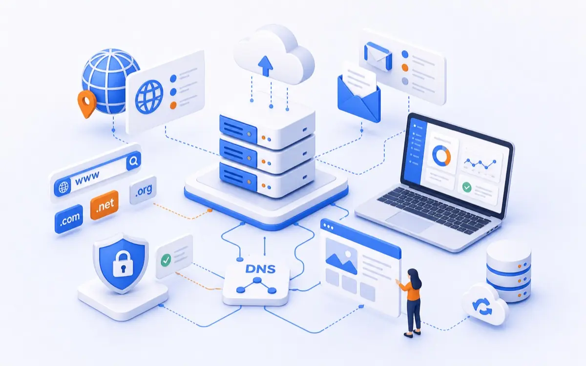 Hosting, dominios y correos de ESAMSoft